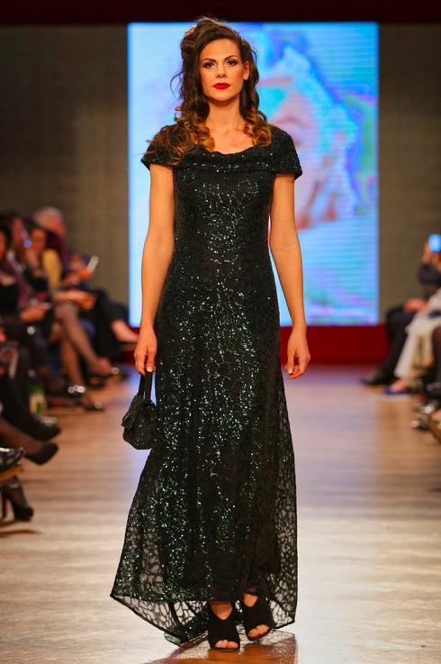 Rochie tull paietat T-66